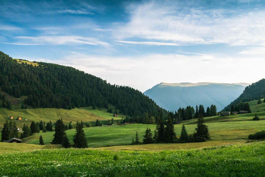 Paysage de montagne paisible, symbole de clarté et de prise de recul